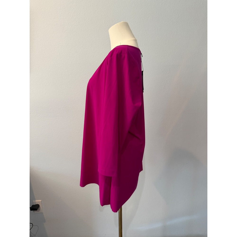NEW Porto San Francisco Reverie Top Pink Asymmetric Avant Garde Minimalist Sz 4 - Picture 5 of 14